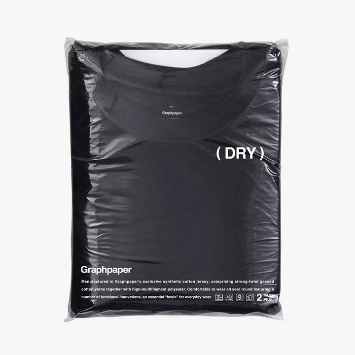 Graphpaper/グラフペーパー】DRY 2-Pack Crew Neck Tee GU261-70118Bの