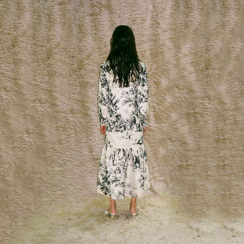 【JOHN/ジョン】French Scenic Printed Dress <br>JNR202001