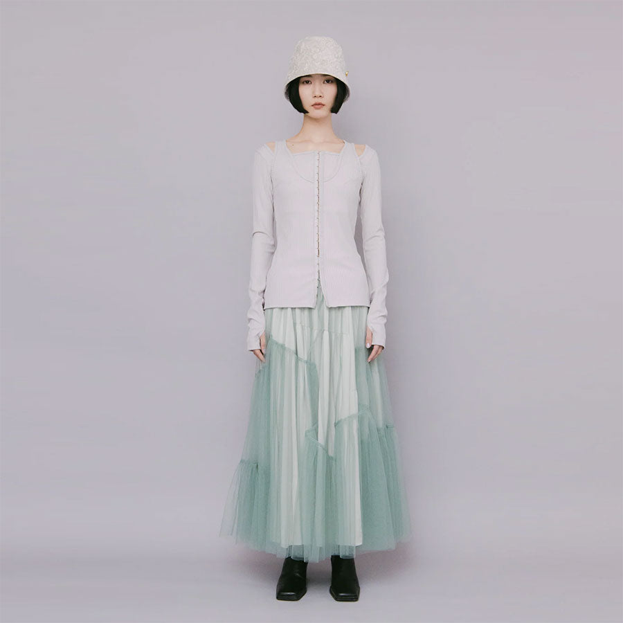 【MURRAL/ミューラル】<br>Melt rib top <br>2320803030