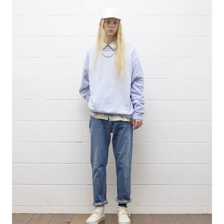 【UNUSED/アンユーズド】<br>Switching crewneck sweatshirt <br>US2367