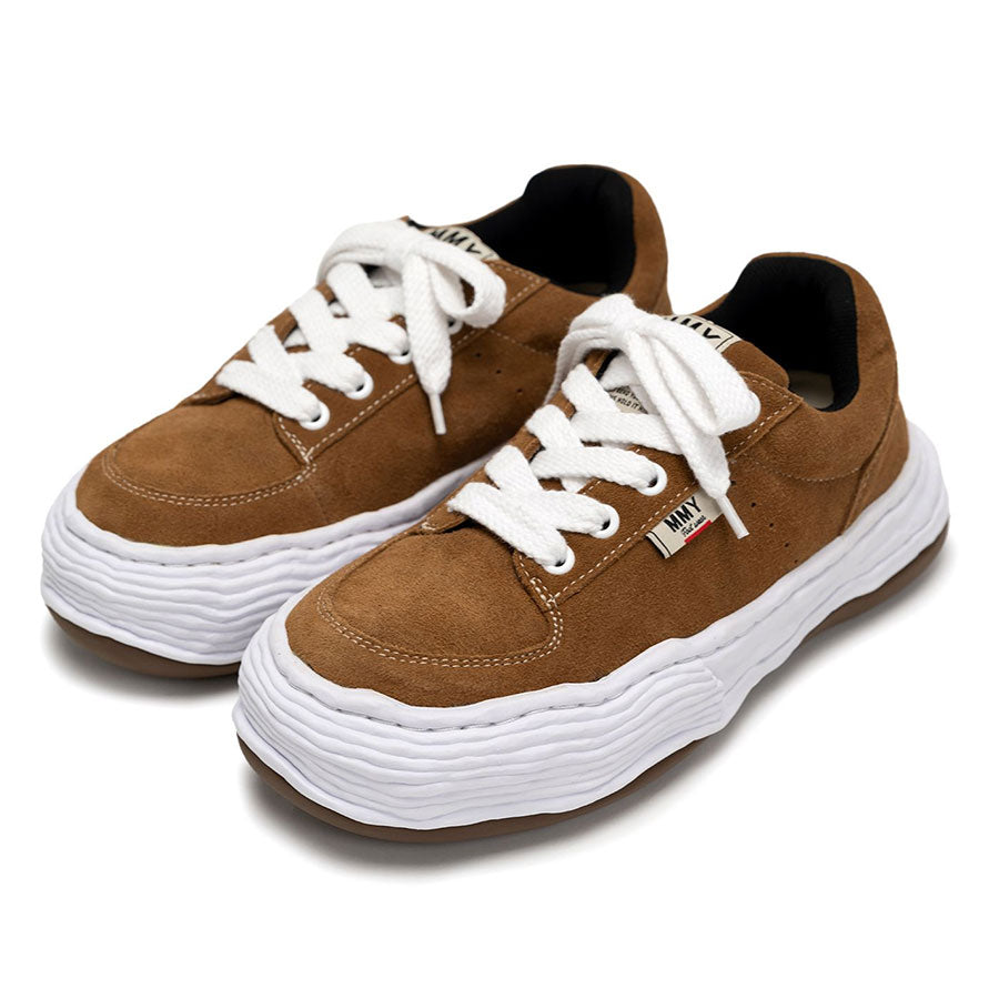 【Maison MIHARA YASUHIRO】<br>"OLIVER" OG Sole Suede Low-top Sneaker (BROWN) <br>A15FW702