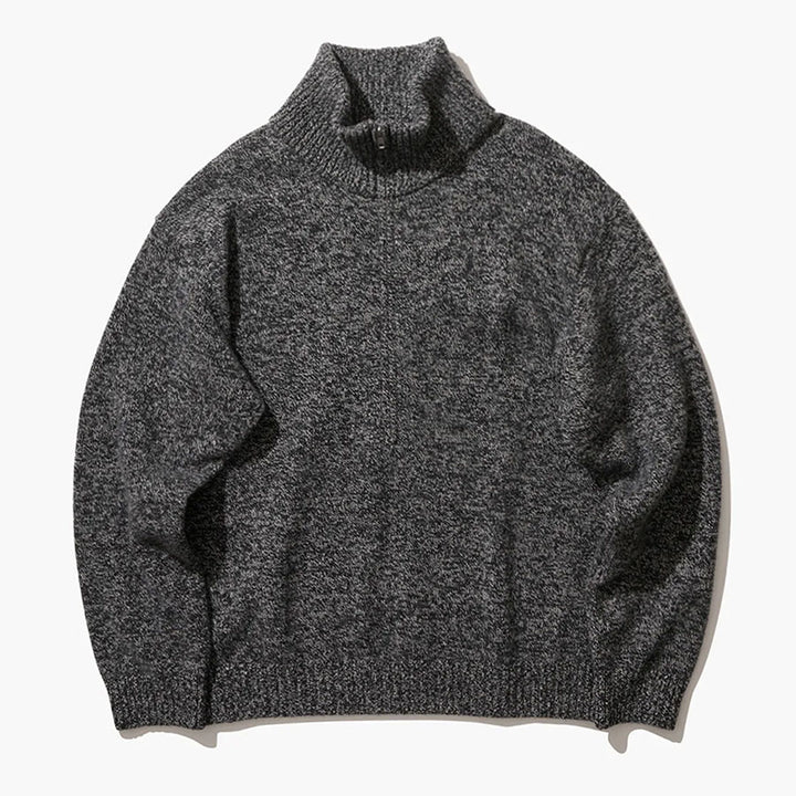 ATON/エイトン】LAMBS WOOL HALF SIP SWEATER KRAGGW0403の通販