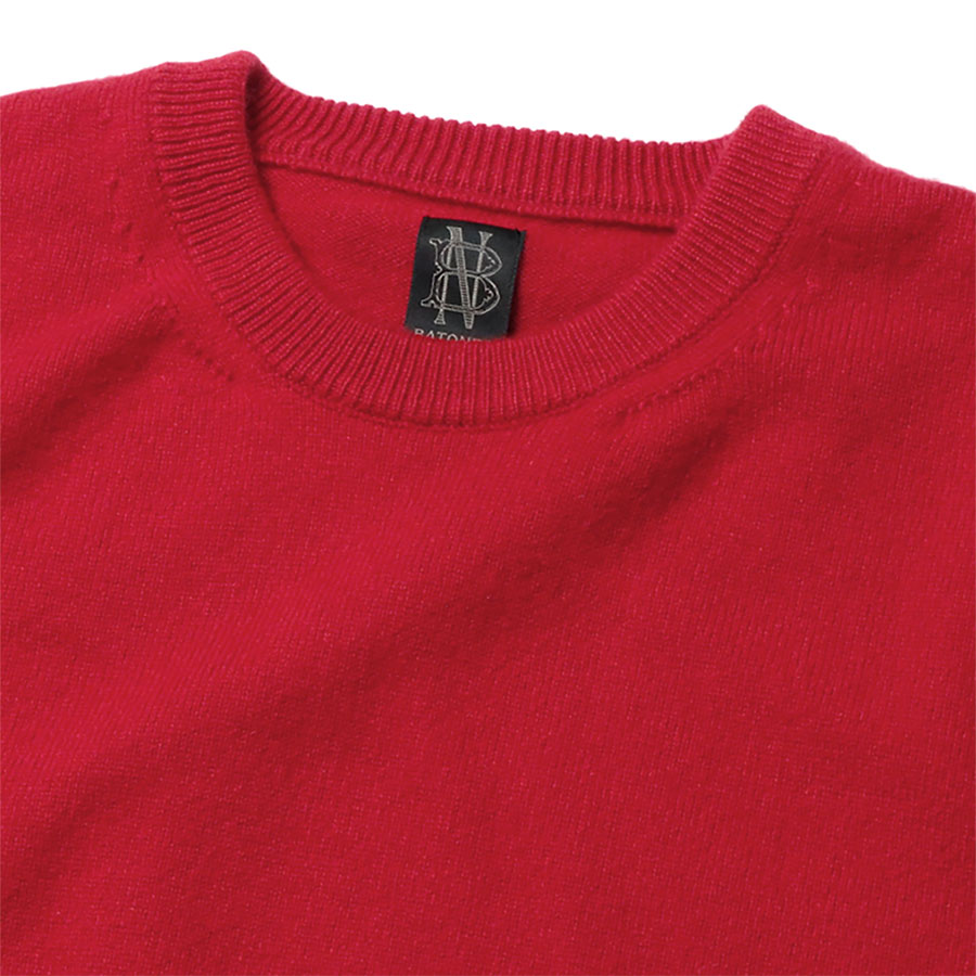 【BATONER/バトナー】<br>INNOCENT CASHMERE CREW NECK <br>BN-FE-004