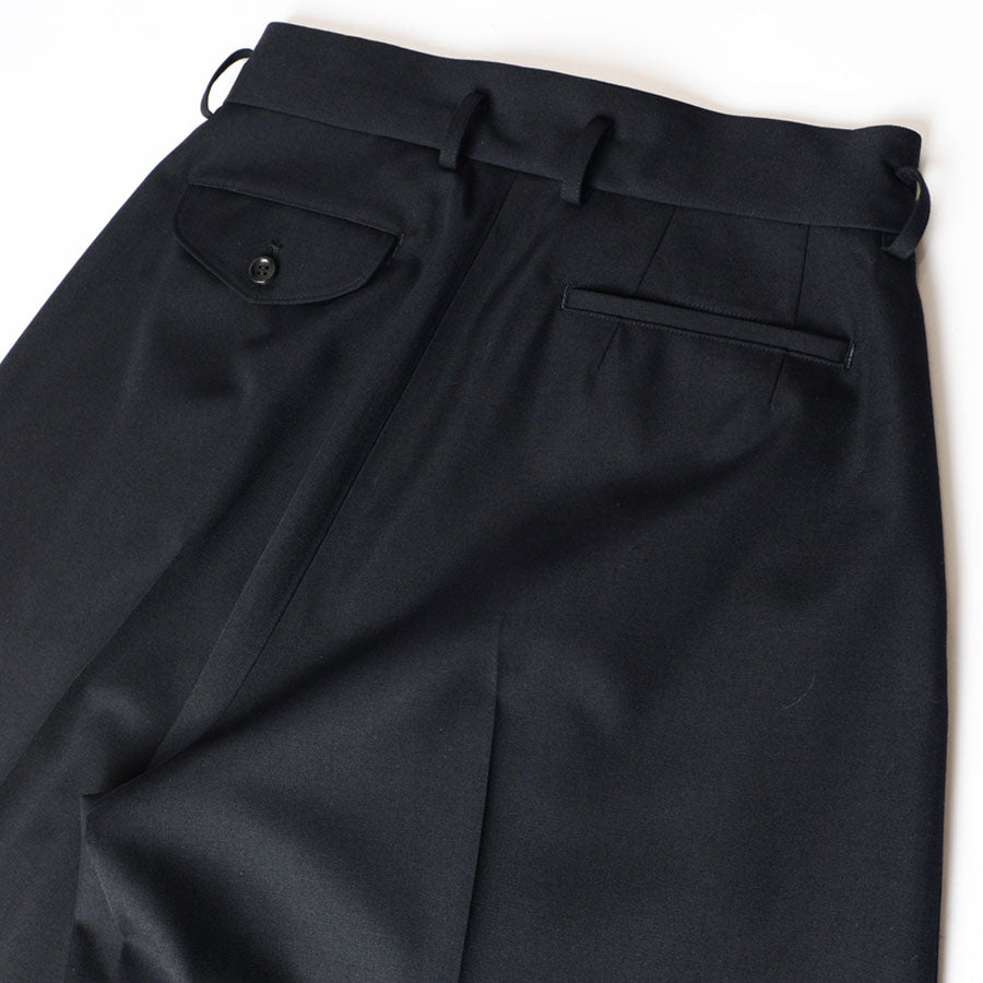 【HOLIDAY/ホリデイ】<br>WOOL TWILL DRAWSTRINGS SUPER WIDE PANTS <br>25202003