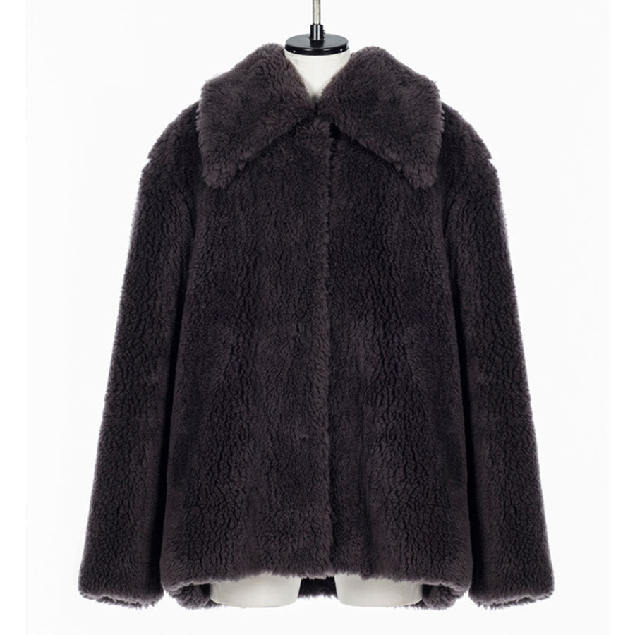 FETICO/フェティコ】WOOL BOA WIDE COLLAR COAT FTC264-0301の通販