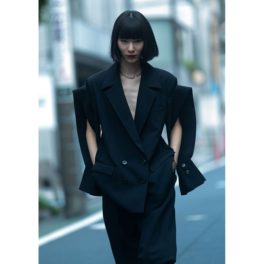 工場直売 TANAKA/フミエタナカ】hole FUMIE JK 「ONENESS F25S-04の通販 ベスト/ジレ