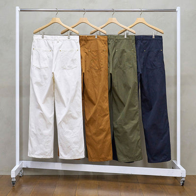 【UNUSED/アンユーズド】<br>TALON ZIPPER ONE WASH Double knee duck pants <br>UW1176