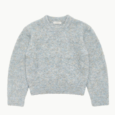 【AMOMENTO/アモーメント】<br>MIX BOUCLE CROP KNIT <br>AM24FWW05KN