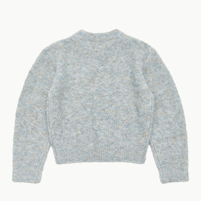 【AMOMENTO/アモーメント】<br>MIX BOUCLE CROP KNIT <br>AM24FWW05KN