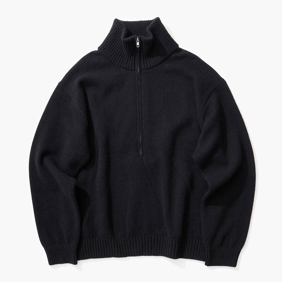 ATON/エイトン】LAMBS WOOL HALF SIP SWEATER KRAGGW0403の通販