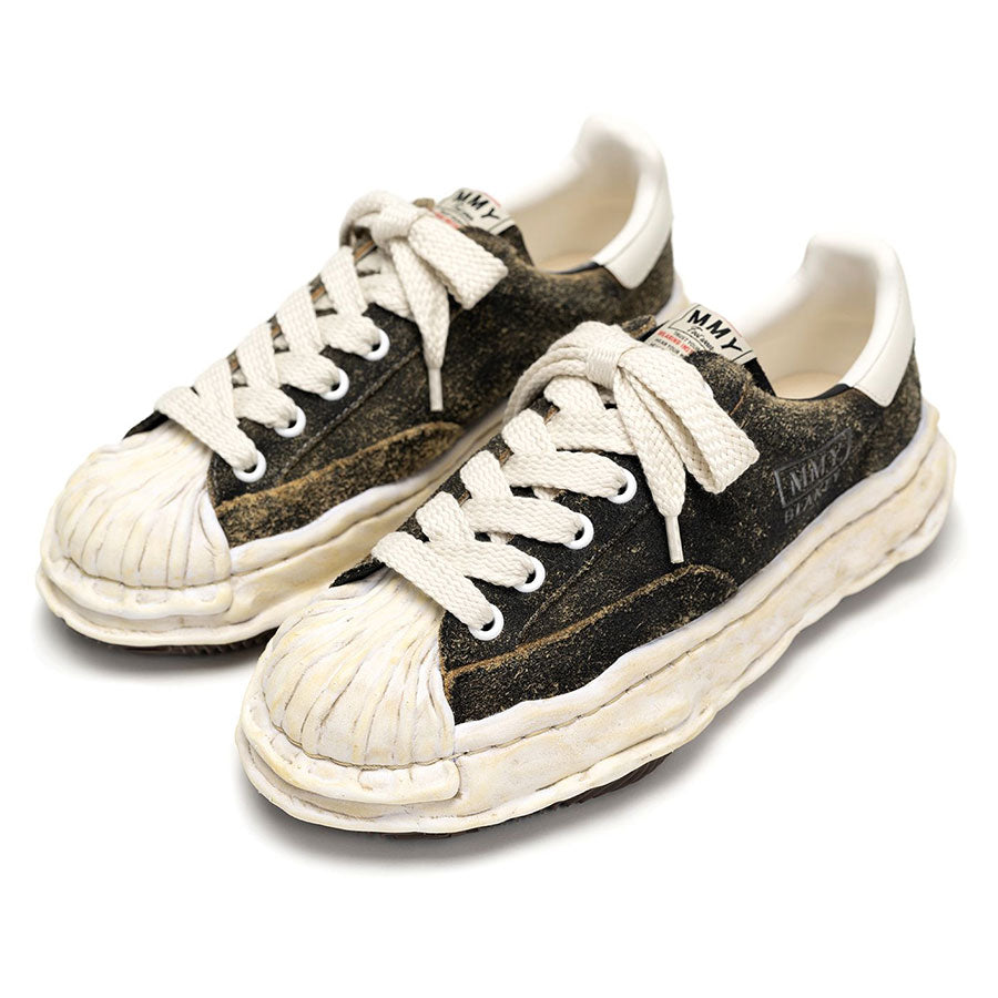 【Maison MIHARA YASUHIRO】<br>"BLAKEY" OG Sole Vintage Suede Low-top Sneaker (BLACK) <br>A15FW728