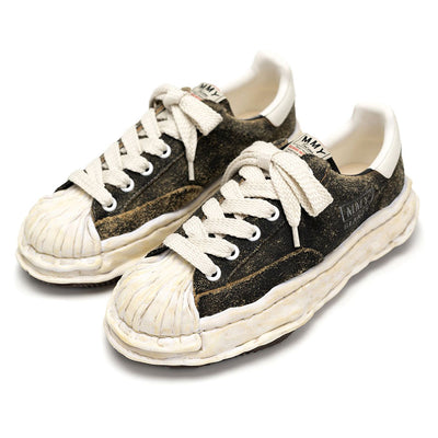 【Maison MIHARA YASUHIRO】<br>"BLAKEY" OG Sole Vintage Suede Low-top Sneaker (BLACK) <br>A15FW728
