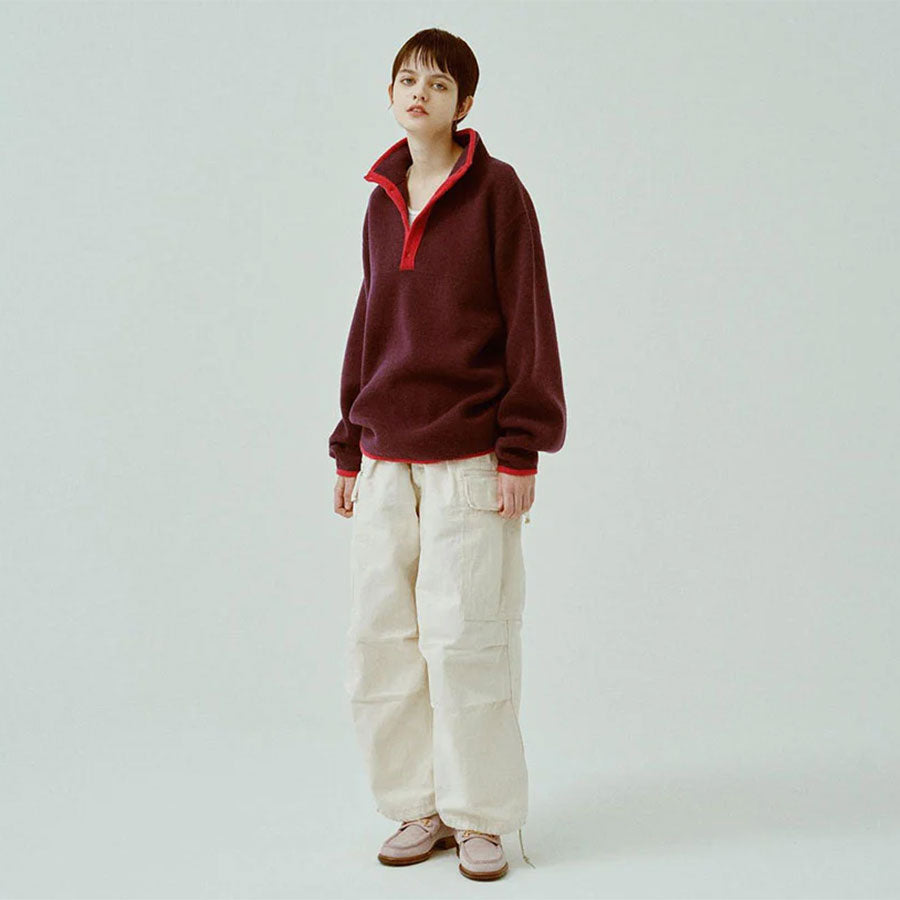 【HERILL/ヘリル】<br>Duofold Double Layer Pullover <br>23-080-HL-8140-3