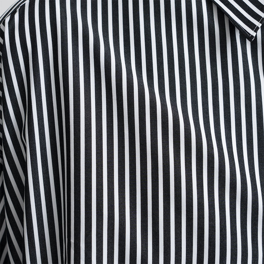 【Graphpaper/グラフペーパー】<br>High Count Regular Collar Round Cut Oversized Shirt <br>GM253-50030C