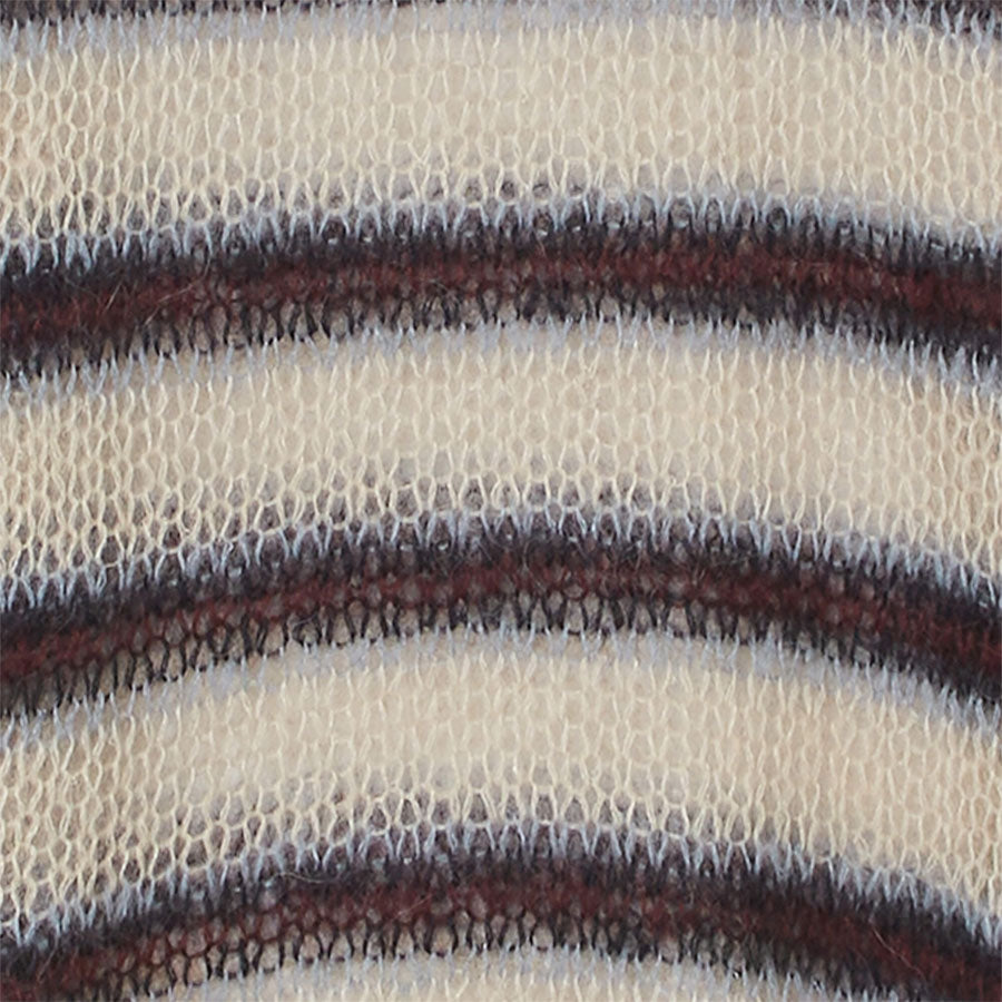 【SUGARHILL/シュガーヒル】<br>MOHAIR STRIPE PULLOVER <br>2411300603