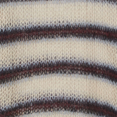 【SUGARHILL/シュガーヒル】<br>MOHAIR STRIPE PULLOVER <br>2411300603