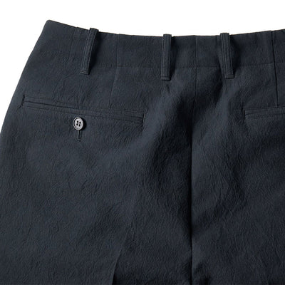 【山内/ヤマウチ】<br>コットンダブルクロス・ワンタックセミワイドパンツ <br>23261-co