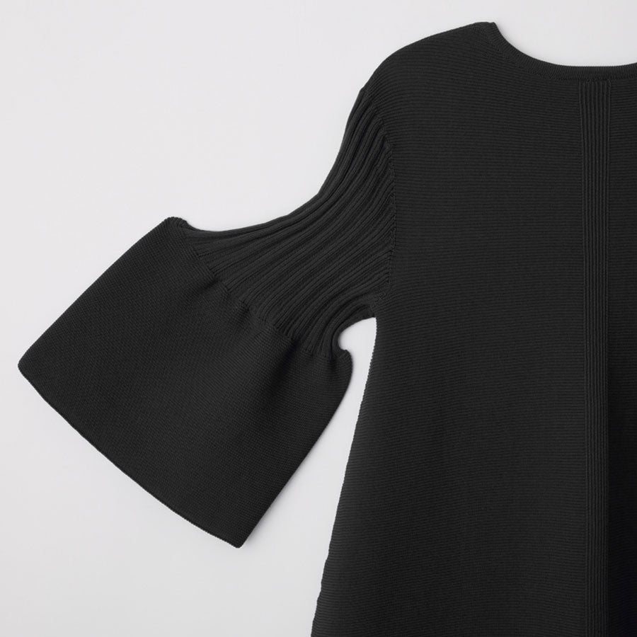 【CFCL/シーエフシーエル】<br>POTTERY SHORT BELL SLEEVE FLARE DRESS <br>CF006KH007