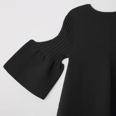 【CFCL/シーエフシーエル】<br>POTTERY SHORT BELL SLEEVE FLARE DRESS <br>CF006KH007