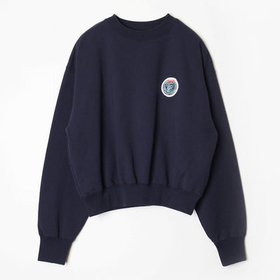 【HOLIDAY/ホリデイ】<br>POLYCOTTON SWEAT CREW-NECK TOPS <br>24201017