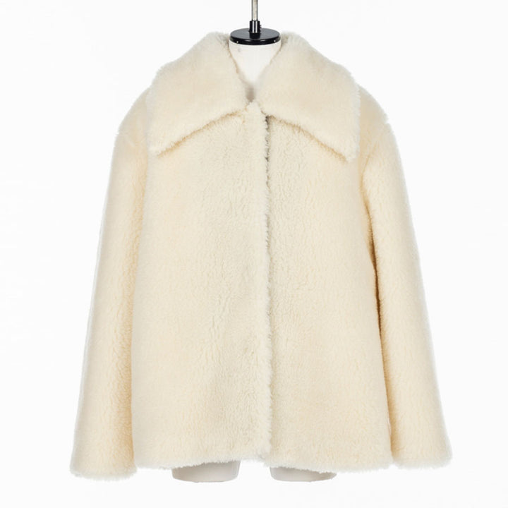VENIT WOOL POLYESTER BOA フーディコート FETICO/フェティコ】WOOL BOA WIDE COLLAR COAT FTC264-0301の通販