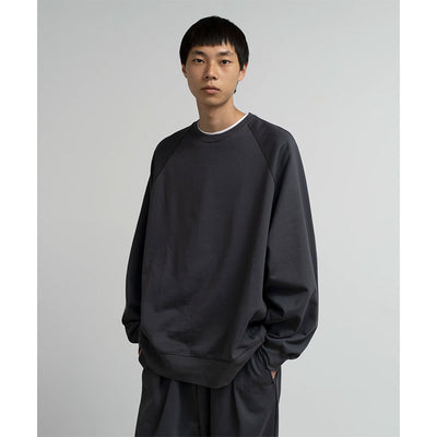 【Graphpaper/グラフペーパー】<br>Hard Terry Crew Neck Sweat <br>GM253-70195B