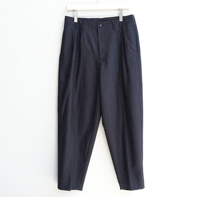 【nonnotte/ノノット】<br>2-Tuck Wide Tapered Trousers <br>N-25S-028