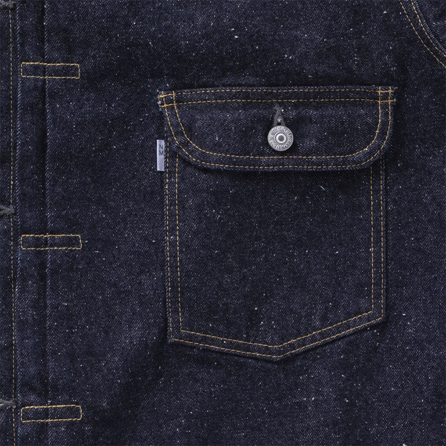 【New Manual/ニューマニュアル】<br>#023 LV T-BACK DENIM JACKET BLEACH ONE-WASHED <br>JK-YY-0011