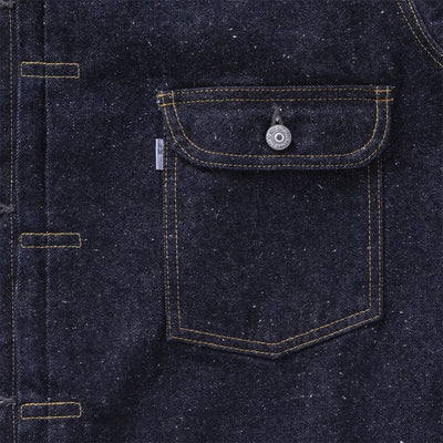 【New Manual/ニューマニュアル】<br>#023 LV T-BACK DENIM JACKET BLEACH ONE-WASHED <br>JK-YY-0011