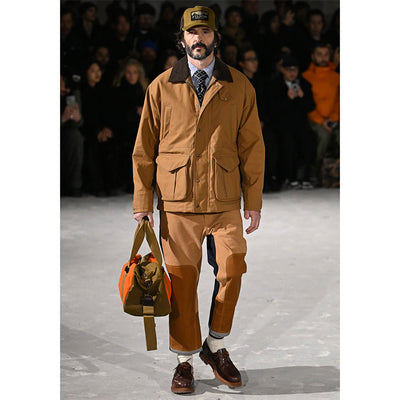 【JUNYA WATANABE MAN】<br>綿デニム×綿帆布 Levi's Wネームパンツ <br>WP-P206-051