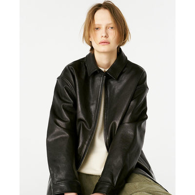 【HERILL/ヘリル】<br>Lambleather Jacket <br>25-011-HL-8060-30
