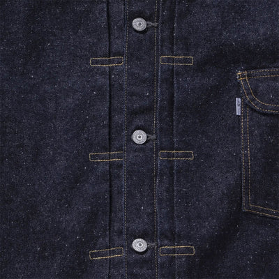 【New Manual/ニューマニュアル】<br>#023 LV T-BACK DENIM JACKET BLEACH ONE-WASHED <br>JK-YY-0011