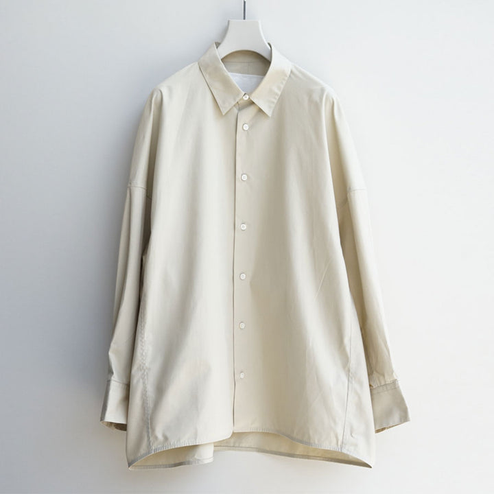 最終値下げ　nonnotte ノノット　シャツ　半袖　25ss ノノット nonnotte 25SS ドレーピングハーフスリーブシャツ