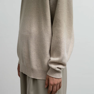 【Graphpaper/グラフペーパー】<br>Gradient Dyed Wool Crew Neck Knit <br>GU253-80492