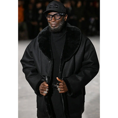 【JUNYA WATANABE MAN】<br>エステルフェイクファー×ウールサージ FILSON Wネームコート <br>WP-C010-051