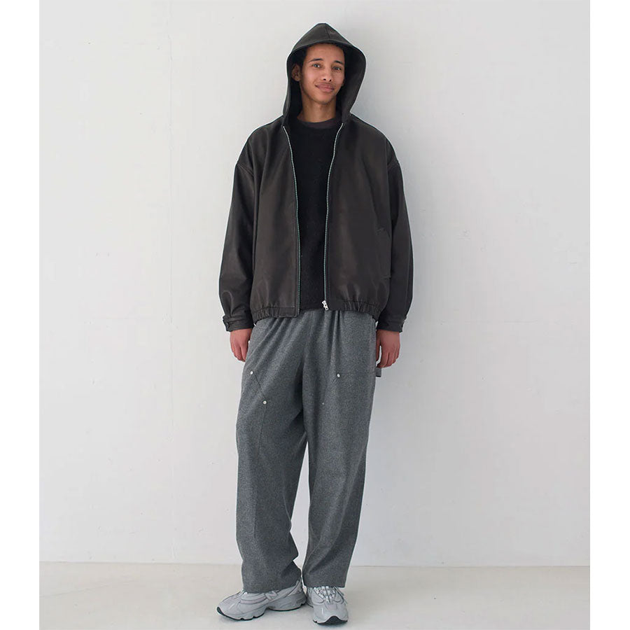 【S.F.C/エスエフシー】<br>CASHMERE WOOL DOUBLE KNEE PANTS <br>SFCFW25P08