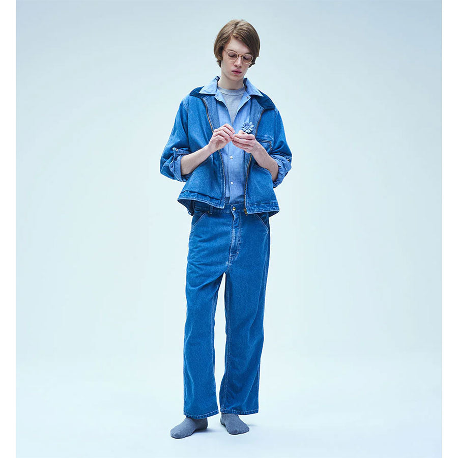 Unlikely/アンライクリー】Unlikely Open Collar Work Chambray