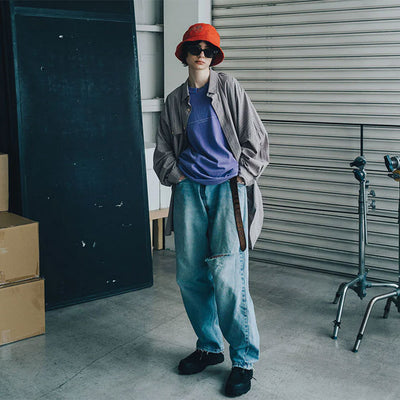 SALE 60%OFF ! <br/>【ESSAY/エッセイ】<br>DRAPE SHIRT <br>SH-2