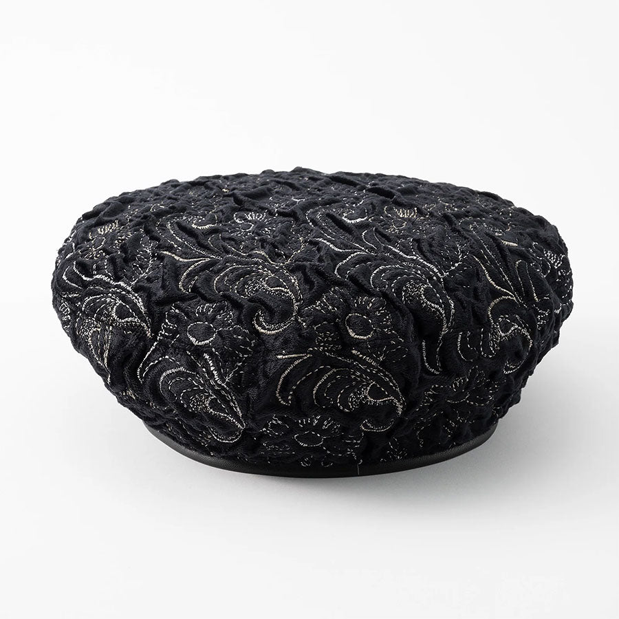 MURRAL/ミューラル】Ice flower embroidery beret 2320817020の通販