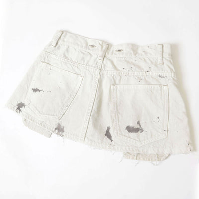 【HOLIDAY/ホリデイ】<br>PAINT DENIM TWO-PIECE SUSPENDER PANTS (OFF WHITE) <br>24102039