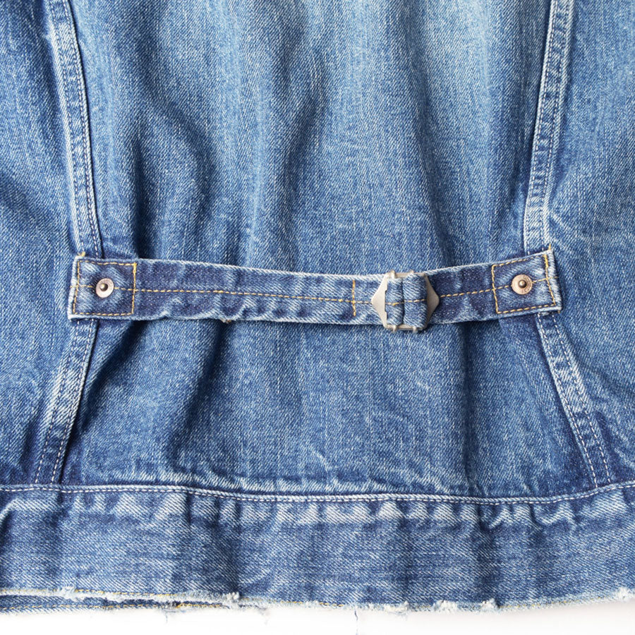 【HOLIDAY/ホリデイ】<br>DAMAGE DENIM PUFF JACKET <br>24202002