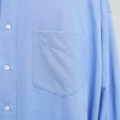 【Graphpaper/グラフペーパー】<br>Oxford Pique Jersey L/S Oversized B.D Shirt <br>GM234-50060B