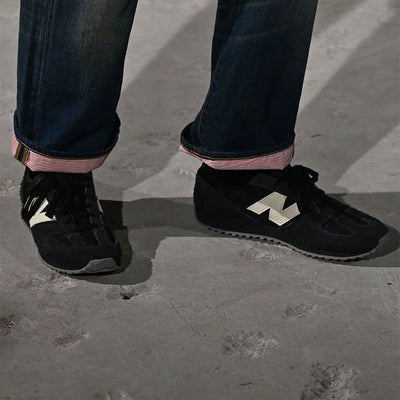 【JUNYA WATANABE MAN】<br>スウェード×合成繊維×合成皮革 New Balance U471 <br>WP-K101-001