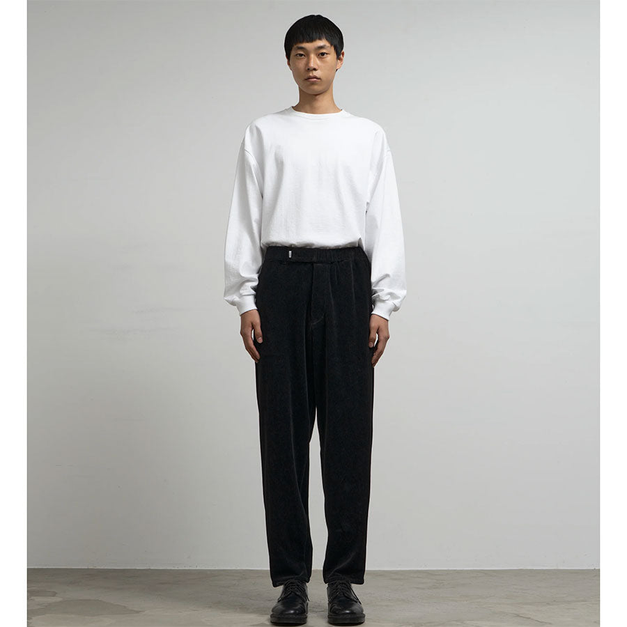 【Graphpaper/グラフペーパー】<br>Soft Knit Corduroy Wide Tapered Chef Pants <br>GM253-40212B