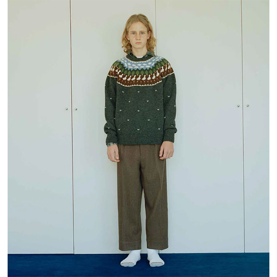 【Unlikely/アンライクリー】<br>Unlikely Fair Isle “Duck” <br>U24F-15-0001