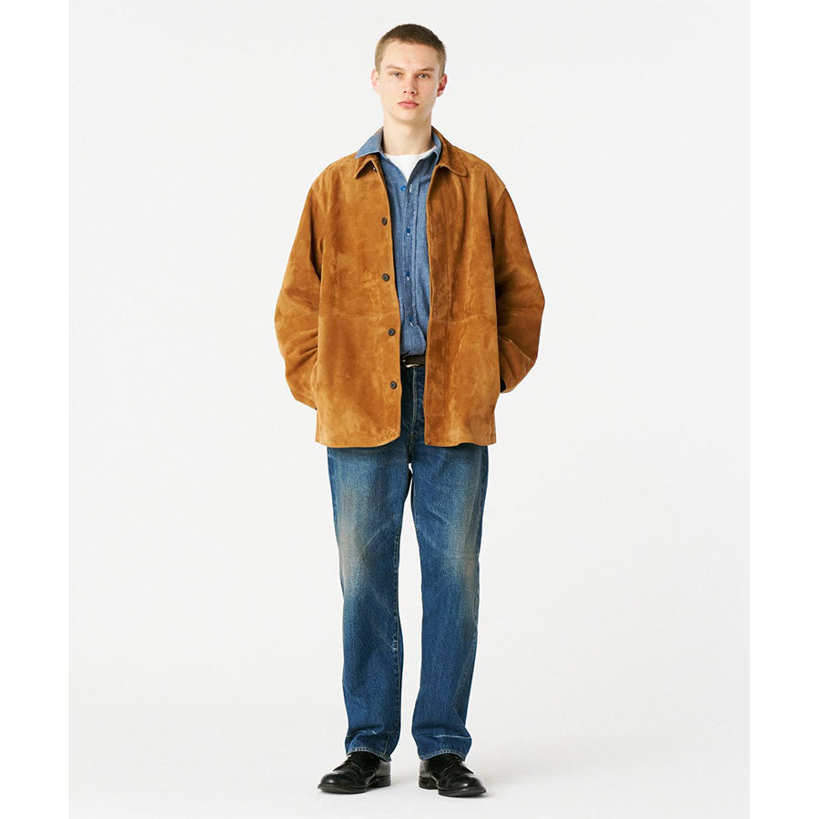 25aw HERILL Goatsuede Jacket BROWN サイズ1 HERILL 25AW 