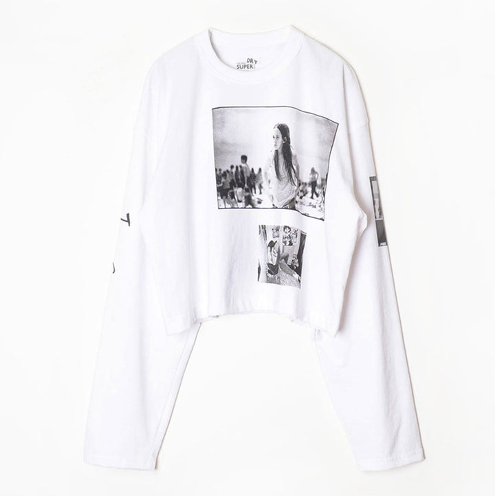 新品未使用　写真　Joseph Szabo Teens シルクスクリーン　限定 HOLIDAY/ホリデイ】SUPER FINE DRY CROPPED L/S T-SHIRT (Joe Szabo