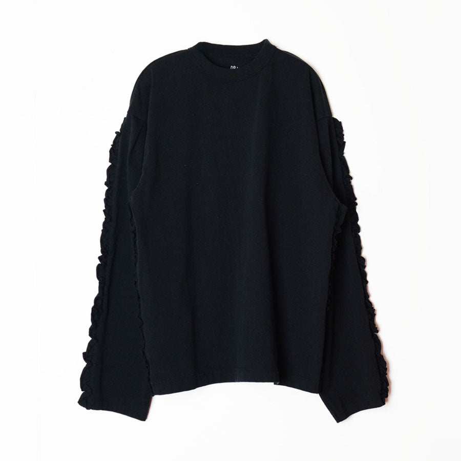 トップス HOLIDAY XL SUPER FINE DRY RUFFLE TOPS HOLIDAY/ホリデイ】SUPER FINE DRY RUFFLE RUFFLE L/S TOPS 26101105の
