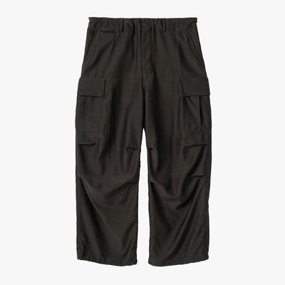 【Graphpaper/グラフペーパー】<br>Wool Cupro Military Cargo Pants <br>GM241-40077