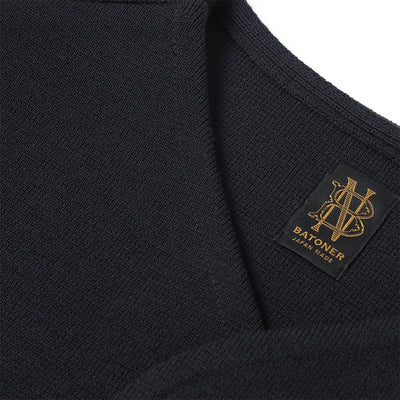 【BATONER/バトナー】<br>ULTRA TWIST WOOL MILANO RIB VEST <br>BN-25FM-037